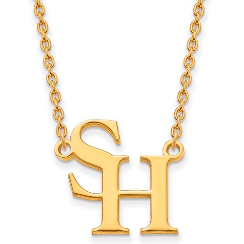 10ky Sam Houston State University Large Pendant w/Necklace