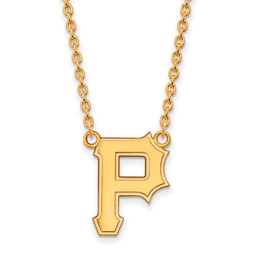 10ky MLB  Pittsburgh Pirates Large Pendant w/Necklace