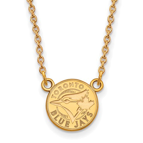 10ky MLB  Toronto Blue Jays Small Logo Pendant w/Necklace