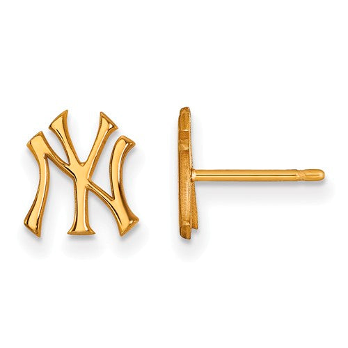 10ky MLB  New York Yankees XS NY Post Earrings