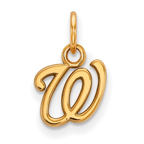 10ky MLB  Washington Nationals XS Cap Logo Pendant
