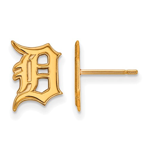 10ky MLB  Detroit Tigers Small Post Earrings