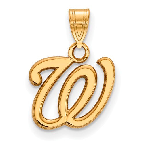 10ky MLB  Washington Nationals Small Cap Logo Pendant