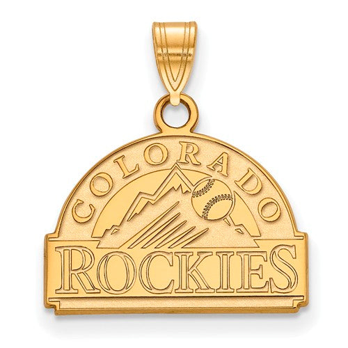 10ky MLB  Colorado Rockies Small Alternate Logo Pendant