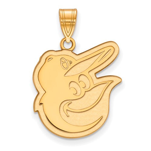 10ky MLB  Baltimore Orioles Large Logo Pendant