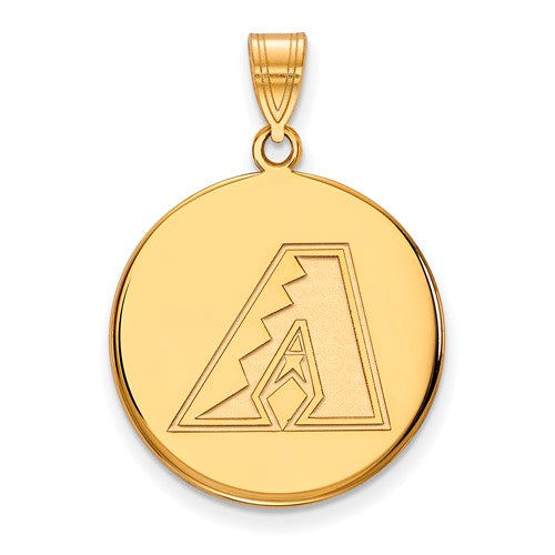 10ky MLB  Arizona Diamondbacks Large Disc Pendant