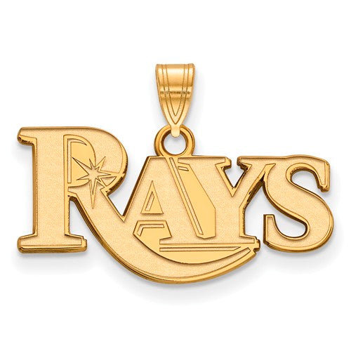 10ky MLB  Tampa Bay Rays Small Logo Pendant