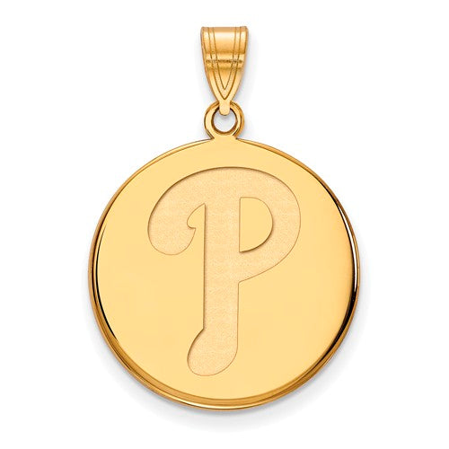 10ky MLB  Philadelphia Phillies Large Disc Pendant