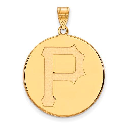 10ky MLB  Pittsburgh Pirates XL Disc Pendant
