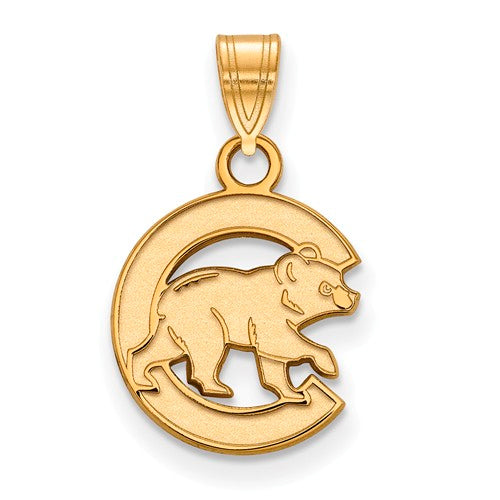 10ky MLB  Chicago Cubs Small Alternate Logo Pendant