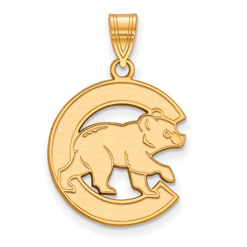 10ky MLB  Chicago Cubs Large Alternate Logo Pendant