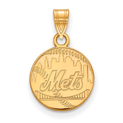 10ky MLB  New York Mets Small Logo Pendant