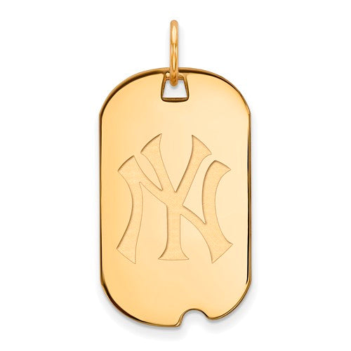 10ky MLB  New York Yankees Small NY Dog Tag