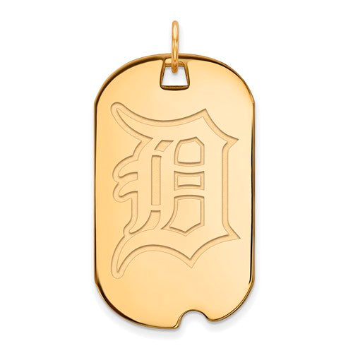 10ky MLB  Detroit Tigers Large Dog Tag