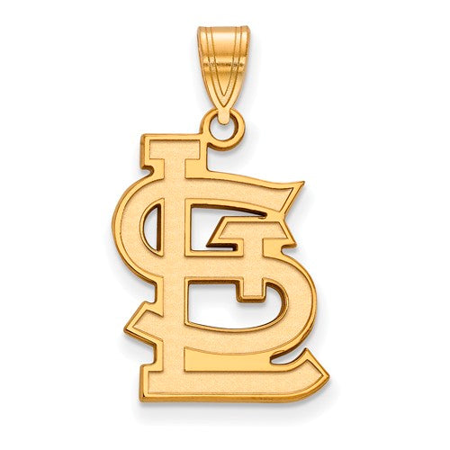 10ky MLB  St. Louis Cardinals Large Cap Logo Pendant