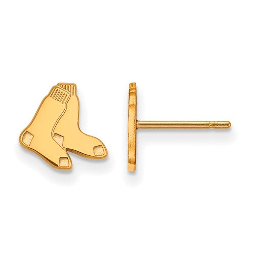 10ky MLB  Boston Red Sox XS Logo Post Earrings