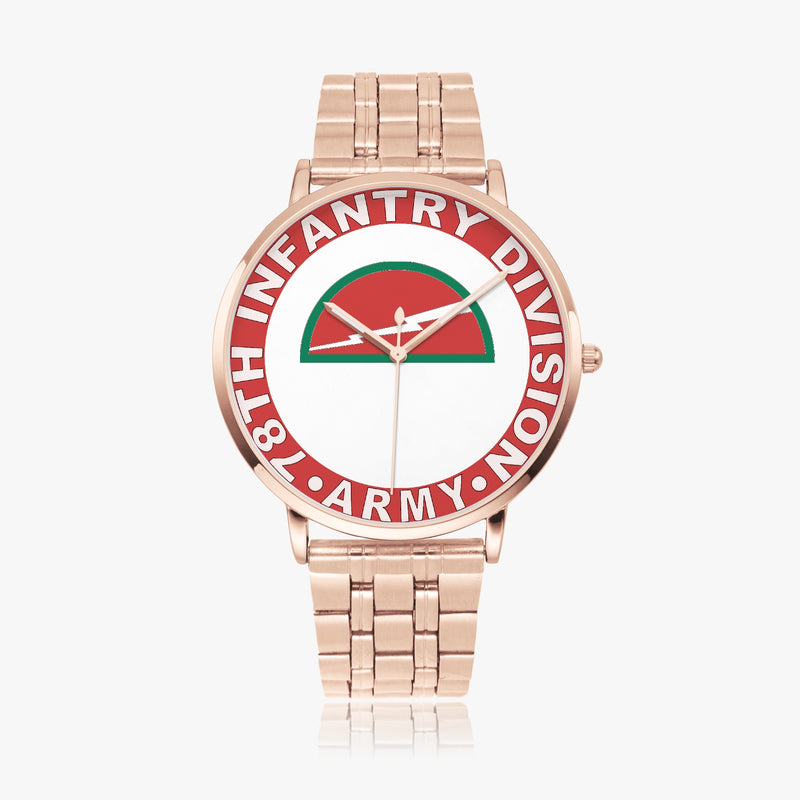 78th Infantry Division Goldtone Watch