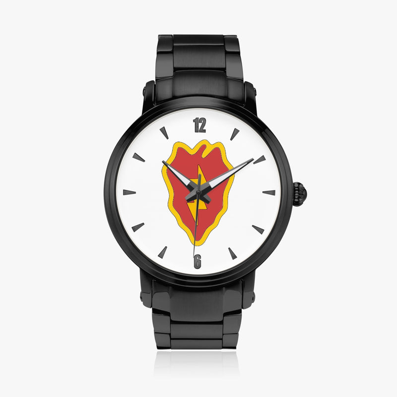 25th Infantry Division-46mm Automatic Steel Strap Black Watch