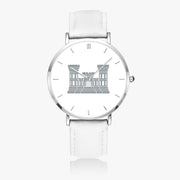 Top View - Combat Engineer Ultra Thin Watch (White Strap)