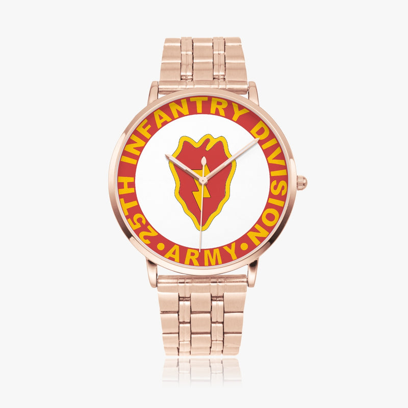 25th Infantry Division Goldtone Watch