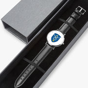 Watch Case with 8th Infantry Division Ultra Thin Watch (Black Strap)