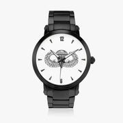 Basic Parachutist-46mm Automatic Steel Strap Black Watch