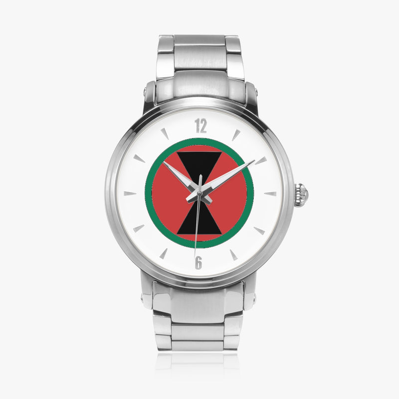7th Infantry Division-46mm Automatic Steel Strap Silver Watch