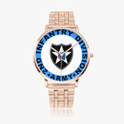 2nd Infantry Division Goldtone Watch