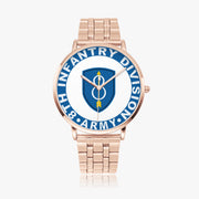 8th Infantry Division Goldtone Watch