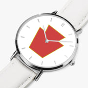 Perspective View - 28th Infantry Division Ultra Thin Watch (White Strap)