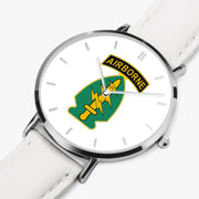 Perspective View - Special Forces Airborne Ultra Thin Watch (White Strap)