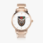 US Forces Afghanistan-46mm Automatic Steel Strap Gold Watch