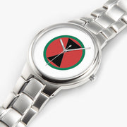 Top View - 7th Infantry Division-Silver Stainless Steel Silver Quartz Watch
