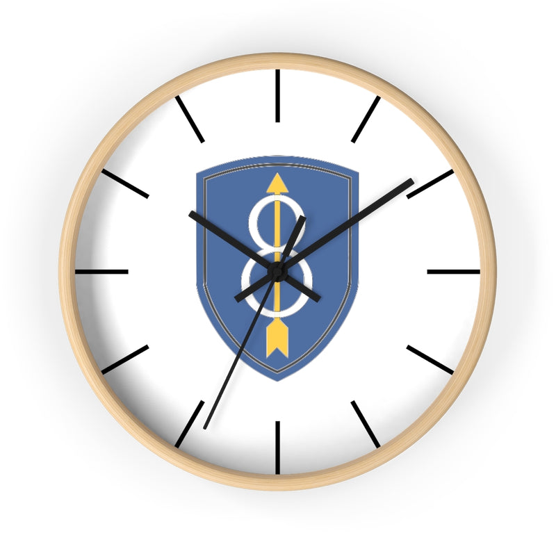 8th Infantry Division Wall Clock