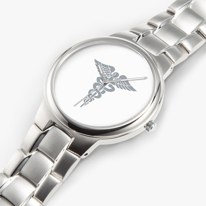 Hospital Corpsman-Silver Stainless Steel Silver Quartz Watch