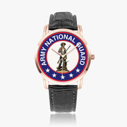 US Army National Guard-Wide Type Quartz Watch - gold