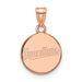 14k Rose Gold MLB LogoArt Cleveland Guardians Small Disc Pendant