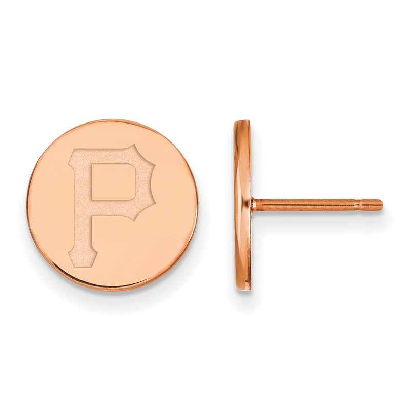 SS Rose Gold-plated MLB Pittsburgh Pirates Extra Small Post Earring
