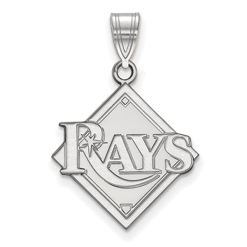 14kw MLB  Tampa Bay Rays Large Old Logo Pendant