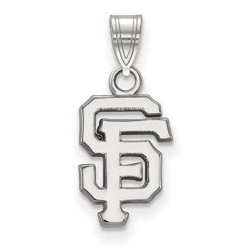 14kw MLB  San Francisco Giants Small Cap Logo Pendant