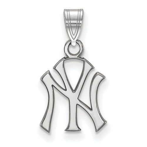 14kw MLB  New York Yankees Small NY Pendant