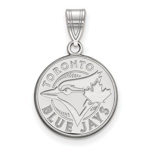 14kw MLB  Toronto Blue Jays Medium Logo Pendant