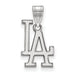 14kw MLB  Los Angeles Dodgers Medium Pendant