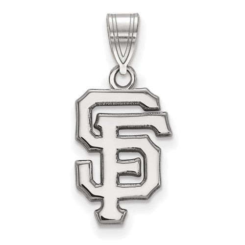 14kw MLB  San Francisco Giants Medium Cap Logo Pendant