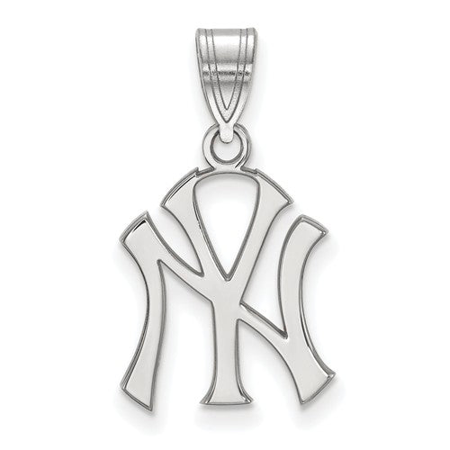 14kw MLB  New York Yankees Medium NY Pendant