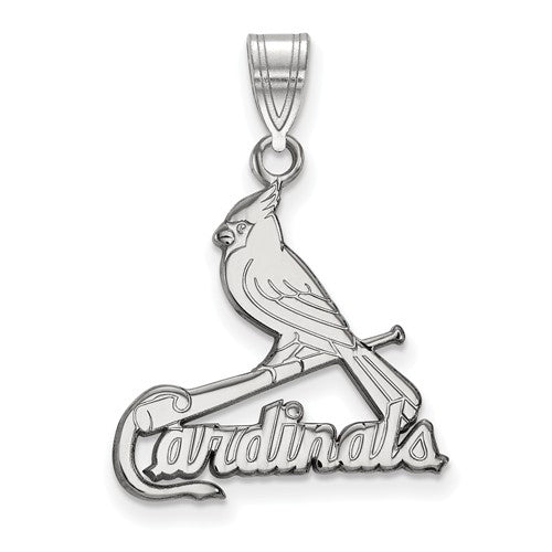 14kw MLB  St. Louis Cardinals Large Logo Pendant