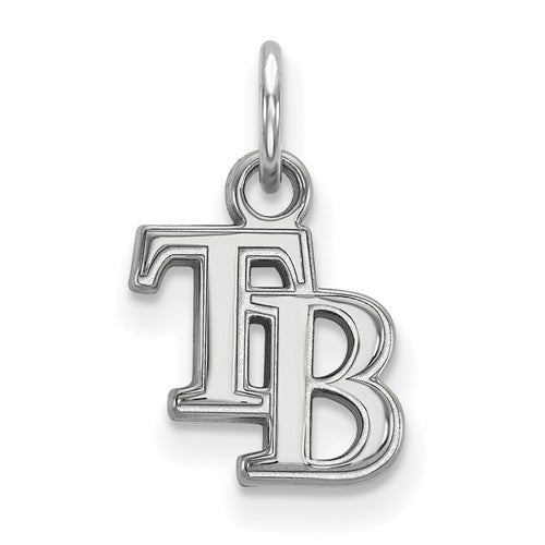 14kw MLB  Tampa Bay Rays XS Cap Logo Pendant