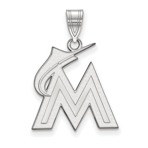 14kw MLB  Miami Marlins Large Pendant