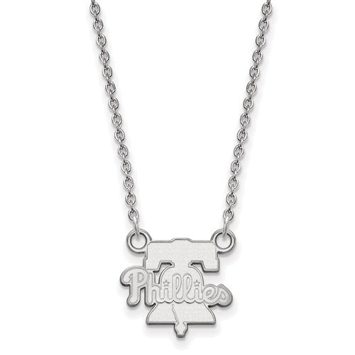 SS MLB  Philadelphia Phillies Small Logo Pendant w/Necklace