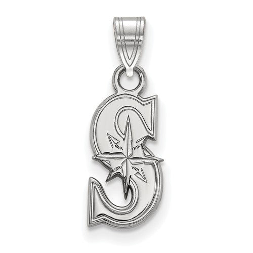 14kw MLB  Seattle Mariners Small Cap Logo Pendant